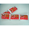 Sachet de pâte de tomate avec certification FDA, HACCP, Halal, FDA, SGS
